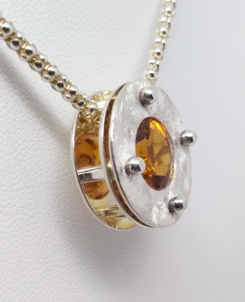 Madiera Citrine Stacked Pendant picture