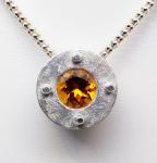 Madiera Citrine Stacked Pendant