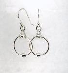 Small Beaded Hoop Earrings