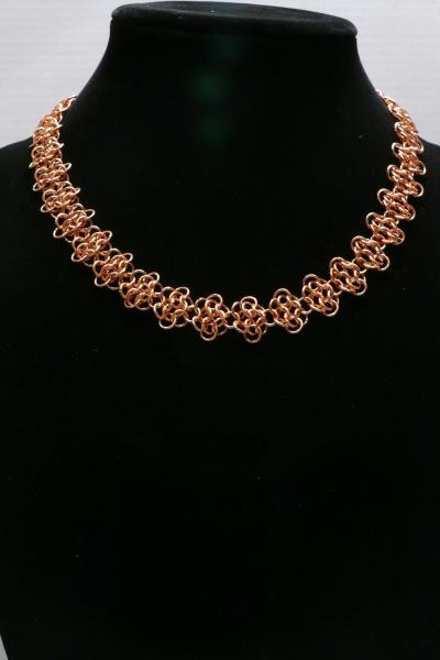 Copper Chainmaille Necklace picture