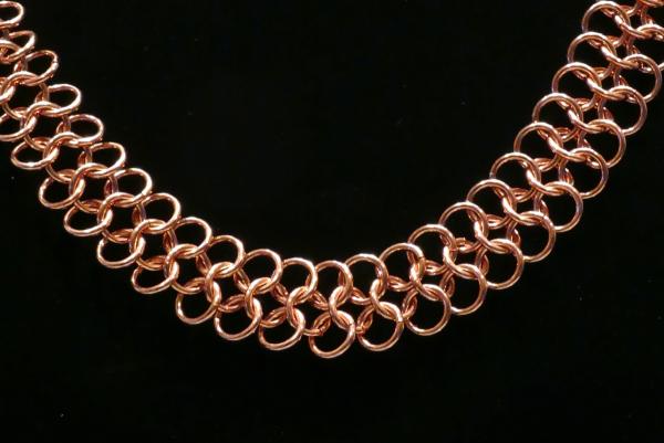 Copper Chainmaille Necklace picture