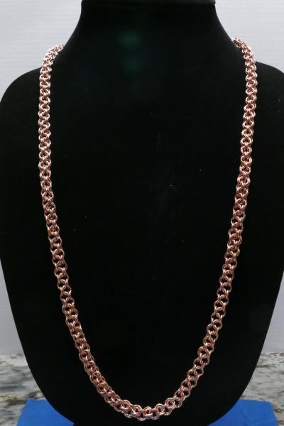 Copper Chainmaille Necklace picture