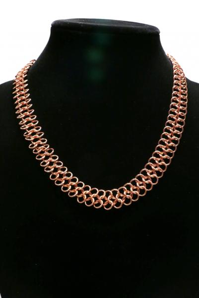 Copper Chainmaille Necklace picture