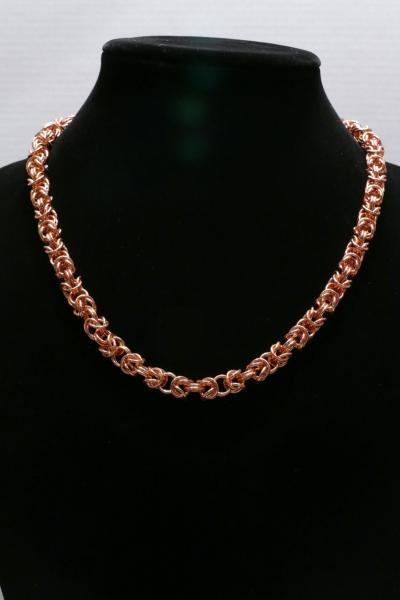 Copper Chainmaille Necklace picture