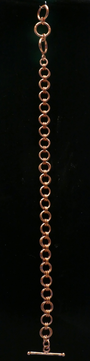 Copper Chainmaille Bracelet picture