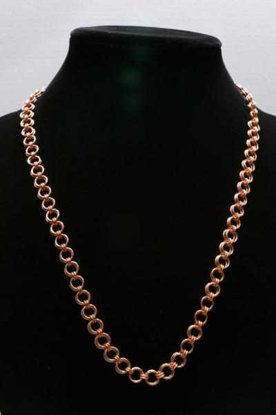 Copper Chainmaille Necklace picture