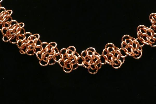 Copper Chainmaille Necklace picture