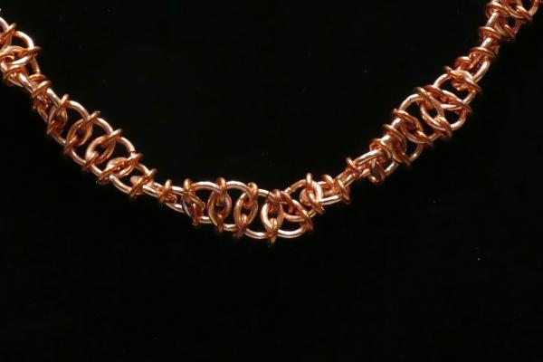 Copper Chainmaille Necklace picture