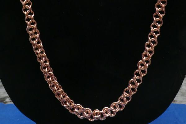 Copper Chainmaille Necklace picture