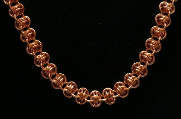 Copper Chainmaille Necklace picture