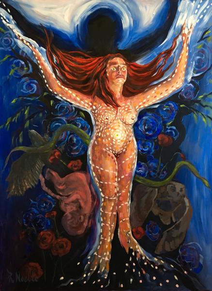 Lilith Ascending Oil Painting