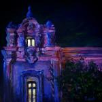 Prado at Night Balboa Park Oil Painting