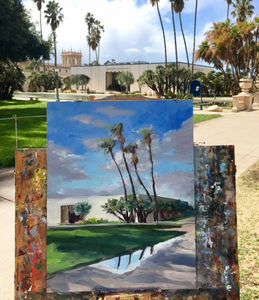 Timken Museum Balboa Park Oil Painting picture
