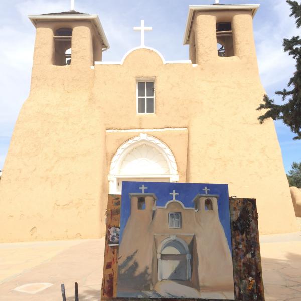 Mission San Francisco de Asis Taos Oil Painting picture