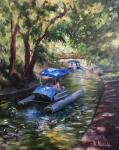 Julia Davis Park Boise Oil Painting