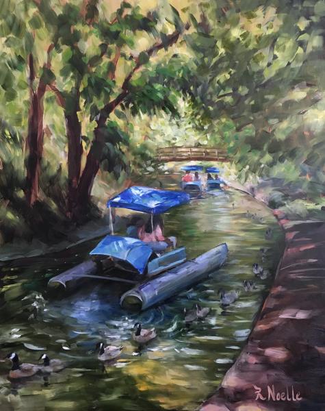 Julia Davis Park Boise Oil Painting picture