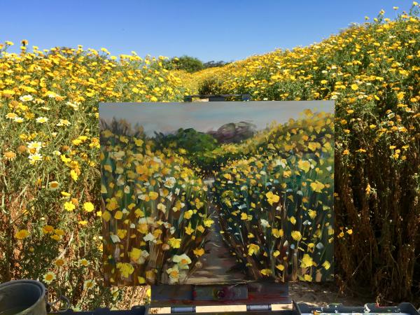 Balboa Park Super Bloom Oil Painting picture