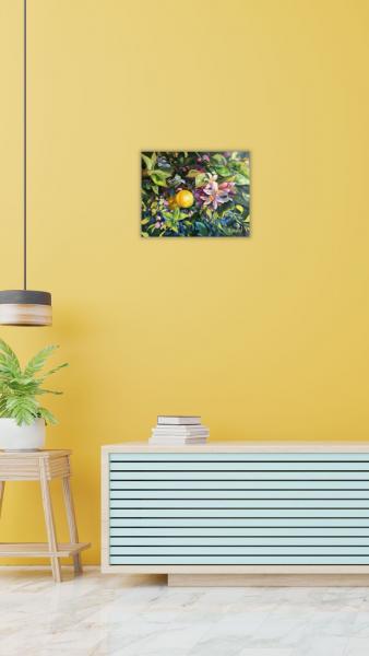 Tropical Lemon Blossoms Oil Painting picture