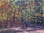 Idyllwild Autumn Leaves Oil Painting