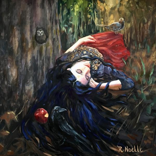 Snow White Original Oil Painting