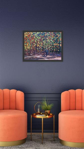 Idyllwild Autumn Leaves Oil Painting picture