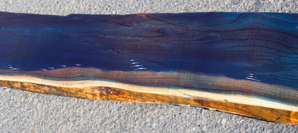 "The Cobalt Coast " Live edge art piece picture