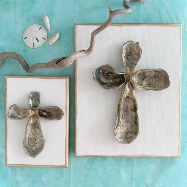 Custom Oyster Shell Crosses picture