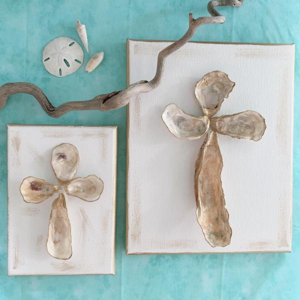 Custom Oyster Shell Crosses picture