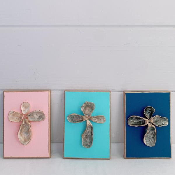 Custom Oyster Shell Crosses picture
