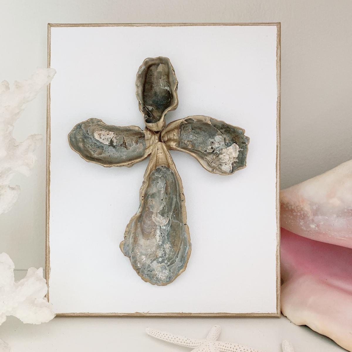 Custom Oyster Shell Crosses picture