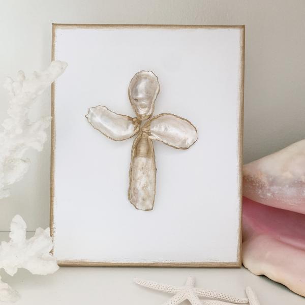 Custom Oyster Shell Crosses picture