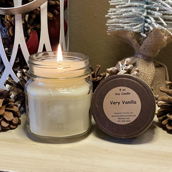 Very Vanilla 8 oz Soy Candle