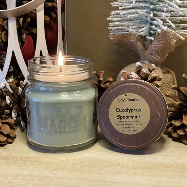 Eucalyptus Spearmint 8 oz Soy Candle