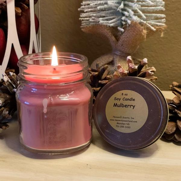Mulberry 8 oz Soy Candle