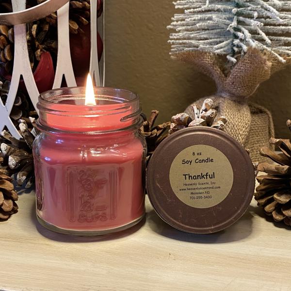 Thankful 8 oz Soy Candle