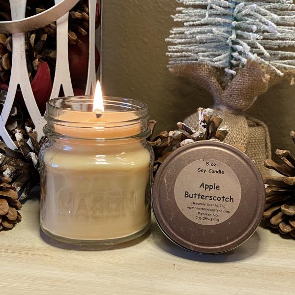 Apple Butterscotch 8 oz Soy Candle picture