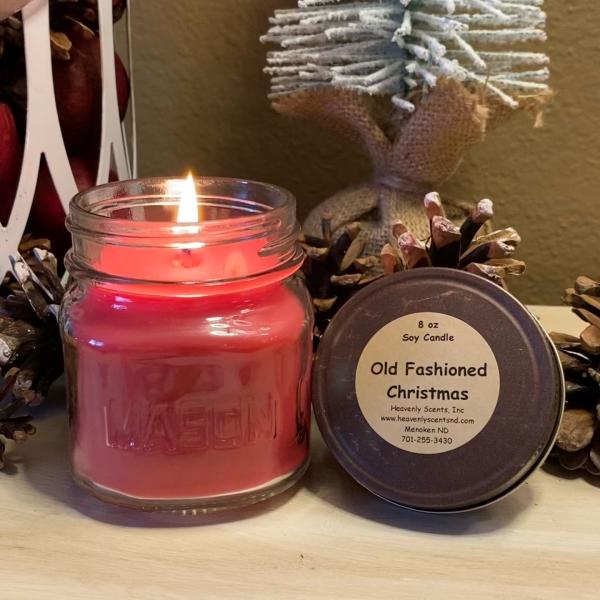 Old Fashioned Christmas 8 oz Soy Candle picture