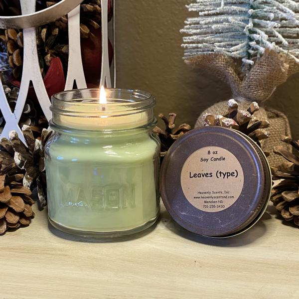 Leaves Type 8 oz Soy Candle