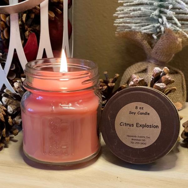 Citrus Explosion 8 oz Soy Candle picture