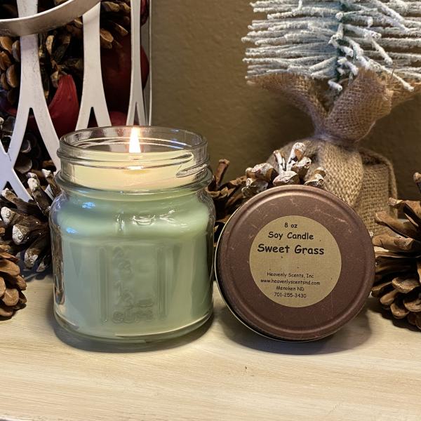 Sweet Grass 8 oz Soy Candle picture