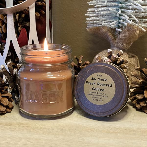 Fresh Roasted Coffee 8 oz Soy Candle picture