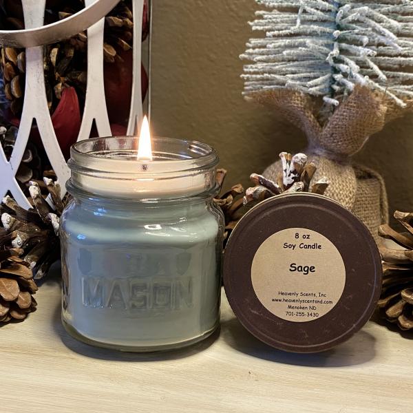 Sage 8 oz Soy Candle