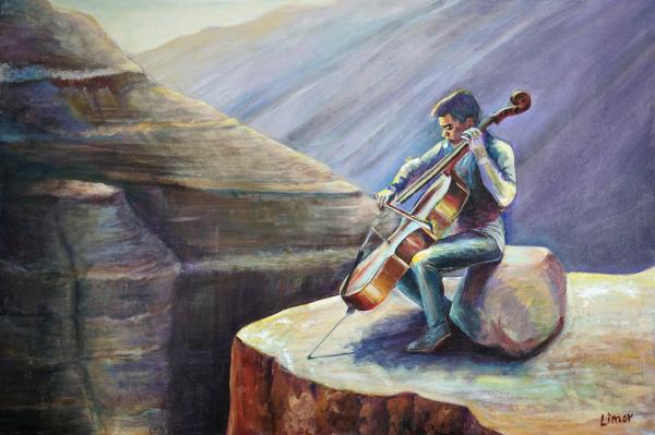 Desert Cellist