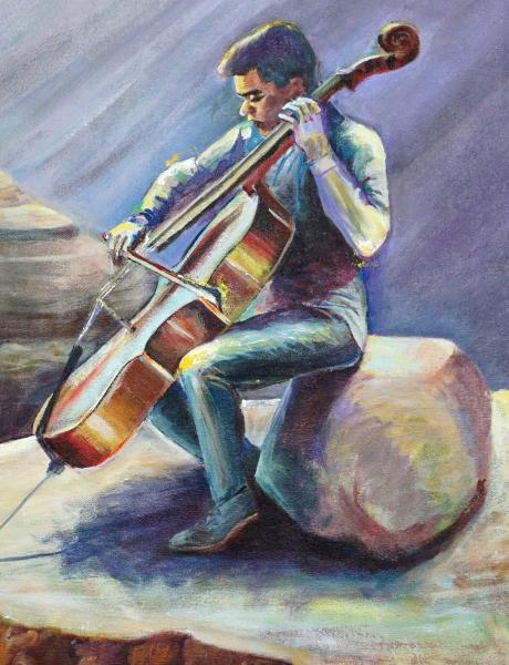 Desert Cellist picture