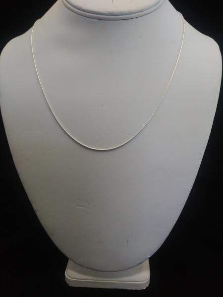 18in sterling silver snake chain picture