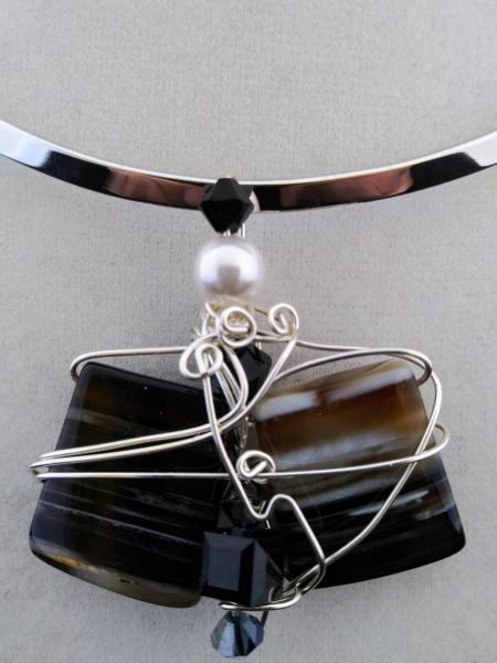 Banded Onyx Pendant Only picture
