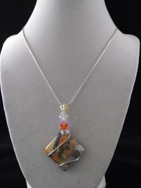 Bumble bee Jasper pendant Only