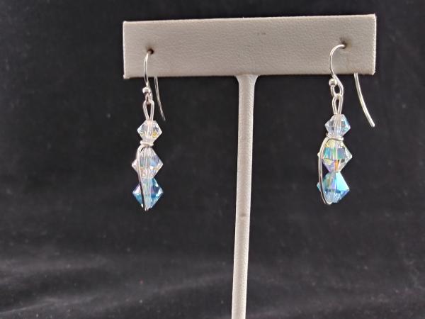 Aqua earrings picture