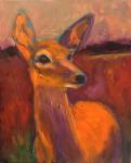 The messenger, deer painting