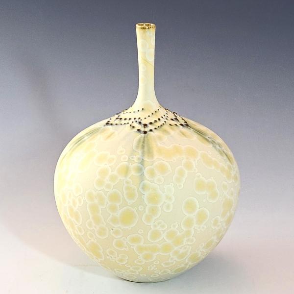 Porcelain Bottle with Matte Crystalline Glaze picture